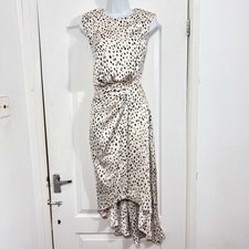 AX Paris Red & Black Print Long-Sleeve V-Neck Midi Dress, Size 18 — listing 2