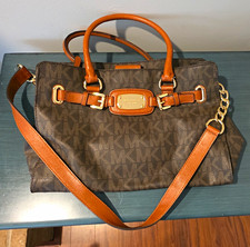Michael Kors Kimber Large Canvas Tote with Tan Leather Trim — listing 6