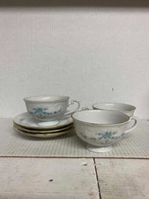 Chodzież Porcelain Floral Tea/Coffee Set with Pink Rose Spray, Gold Trim — listing 2