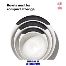 OXO Good Grips 3 Qt Stainless Steel Mixing Bowl with Gray Non-Slip Base — listing 4