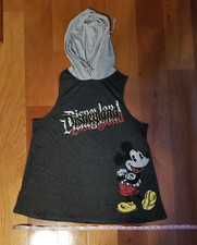 sleeveless hoodie Disneyland Resort Sleeveless Hooded Pullover Top with Castle & Rainbow Graphic — listing 4