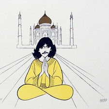 Al Hirschfeld 'The Beatles' Signed Limited Edition Lithograph, Numbered 123/520, Framed — listing 2
