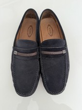 Tod's Gommino Driving Loafers Silver Metallic Leather Size EU 38 — listing 4