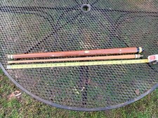 Vintage Carved Wood Pool Cue with Mother-of-Pearl Inlay Dots and Decorative Butt Rings — listing 4