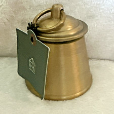 Antique Brass Bell Jar Hall Lantern with Figural Cherub & Dragon Mounts — listing 2