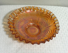 Marigold Carnival Glass Punch Cups, Set of 3 — listing 5