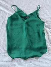 Express Satin V-Neck Cami Slip Top in Terracotta Rose — listing 4