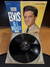 Elvis Presley - G.I. Blues Soundtrack Vinyl LP (RCA Victor LPM-2256) & The Best of Cowboy Copas LP (Starday SLP-95B) — listing 5
