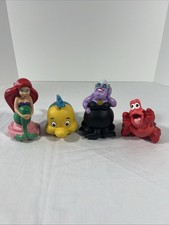 Disney Little Mermaid Flounder Fish Rubber Bath Squirt Toy Set (2 pieces) — listing 3
