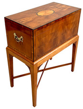 Baker Furniture Two-Tier Round Occasional Table with Caned Lower Shelf — listing 4