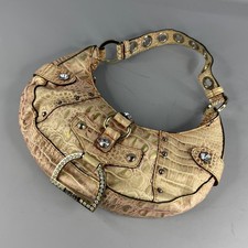 Guess Croc-Embossed Colorblock Shoulder Bag with Logo Turn-Lock Flap — listing 6