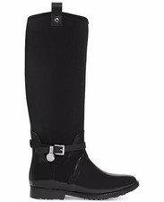 Michael Kors Fulton Harness Rubber Rain Boots - Black — listing 2