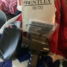 Bentley Super 8 BX-720 Movie Camera, Black, with Leatherette Case and Strap — listing 3