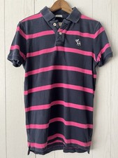Abercrombie & Fitch Muscle Fit Navy Pique Polo Shirt, Men's L, listing 6