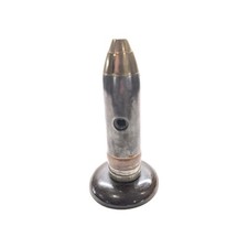 Trench Art Brass Shell Casing Vase, WWI/WWII Hammered Bullet Cartridge, 10" - Pair — listing 3