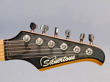 Silvertone Single-Cutaway Electric Guitar, Cherry Sunburst, Dual Humbuckers — listing 2