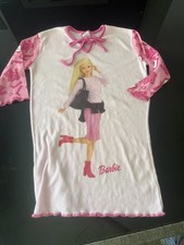 Barbie Girls' Pink Ombre Fantasy Nightgown with Tulle Skirt, Size M (7/8) — listing 4