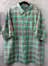 Beyond The Limit Men's Short-Sleeve Button-Up Plaid Shirt, Size 2XL — listing 6