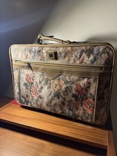 Vintage Tapestry Floral Luggage Set - Rolling Suitcase, Garment Bag & Duffel/Carry-On — listing 3