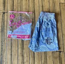 Eric Emanuel EE White Skyline Mesh Shorts, Size M, New With Tags — listing 4