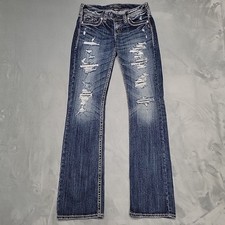 Silver Jeans Co. Tuesday Slim Bootcut Jeans, Women's Size 31, Medium Wash Blue — listing 3