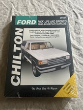 Chilton Ford Pick-Ups and Bronco 1987-96 Repair Manual #26664 — listing 3