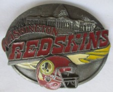 Siskiyou Washington Redskins Commemorative Edition Pewter Belt Buckle SFB135