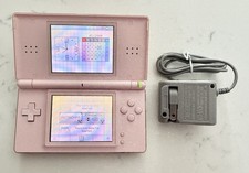 Nintendo DS Lite Handheld Console Lot of 2 - Coral Pink & White (USG-001) — listing 4