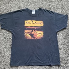 Vintage 1992/1993 Alice in Chains 'Dirt' Bull Skull 13-City Tour Band T-Shirt, Black, Size XL