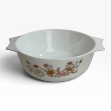 Vintage Wildflower Pattern Ceramic Casserole Dish (Base Only) — listing 4