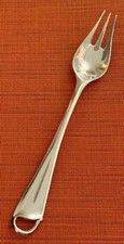 Pair of Vintage Stainless Steel Dinner Forks with Floral/Rose Pattern Handles — listing 2
