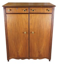 Antique Mahogany Gentleman's Chifforobe with Queen Anne Legs — listing 3