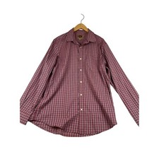 The Foundry Supply Co. Men's Long-Sleeve Windowpane Check Button-Down Shirt, Size 2XLT — listing 6