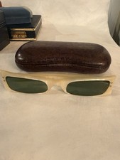 Vintage French Sunglasses with Grey Lenses and Gold Rims, Size 49/000 — listing 5