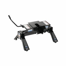Fifth Wheel Trailer Hitch with Rail Mount Base and Locking Handle — listing 5