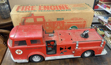 Vintage Buddy L Texaco Fire Chief Pressed Steel Fire Truck / Pumper — listing 5