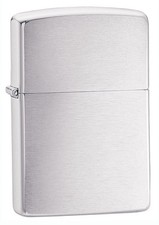 Vintage Zippo Brushed Chrome Pocket Lighter — listing 2