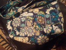 Vera Bradley Grand Traveler / Weekender Bag in Mod Floral Blue — listing 3