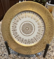 Heinrich & Co. Selb Bavaria Gold Encrusted Cabinet/Dinner Plate — listing 5