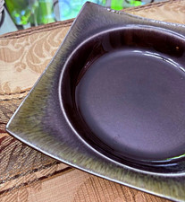 Brown Glazed Stoneware Bowl, Unmarked, listing 5