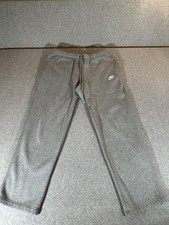 Nike Sportswear Club Fleece Men's Sweatpants Open Hem Charcoal Heather Gray Size L — listing 3
