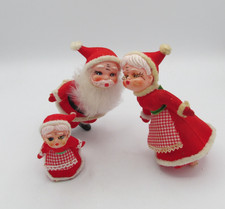 Large Santa & Mrs. Claus Figurine on Wood-Look Base — listing 5