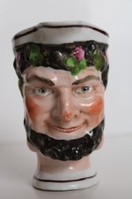 Antique Staffordshire Pearlware Satyr Face Mask Jug — listing 2