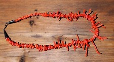 Vintage Branch Coral Necklace with Sterling Silver Navajo Pearl Beads — listing 3