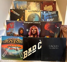 Lot of 4 Vintage 1970s Classic Rock Vinyl LPs — Eagles Their Greatest Hits, Kansas Song for America, Foreigner Debut, Rickie Lee Jones Pirates (33 RPM) — listing 2