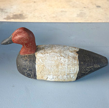 Hand-Carved Folk Art Dapper Duck Figurine with Top Hat, Bow Tie & Monocle — listing 3