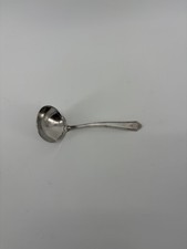 Holmes & Edwards Silverplate Repousse Floral Cream Ladle / Sauce Ladle Only numbers/symbols
