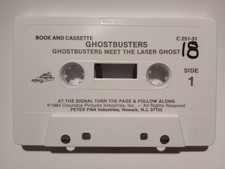 Ghostbusters Meet the Laser Ghost 45 RPM Book and Record