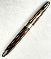Sheaffer Burgundy Fountain Pen with Gold-Filled Cap Band and Clip — listing 3