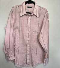 Vintage Christian Dior Monsieur Men's Chambray Button-Up Shirt with Embroidered Dior Logo — listing 6